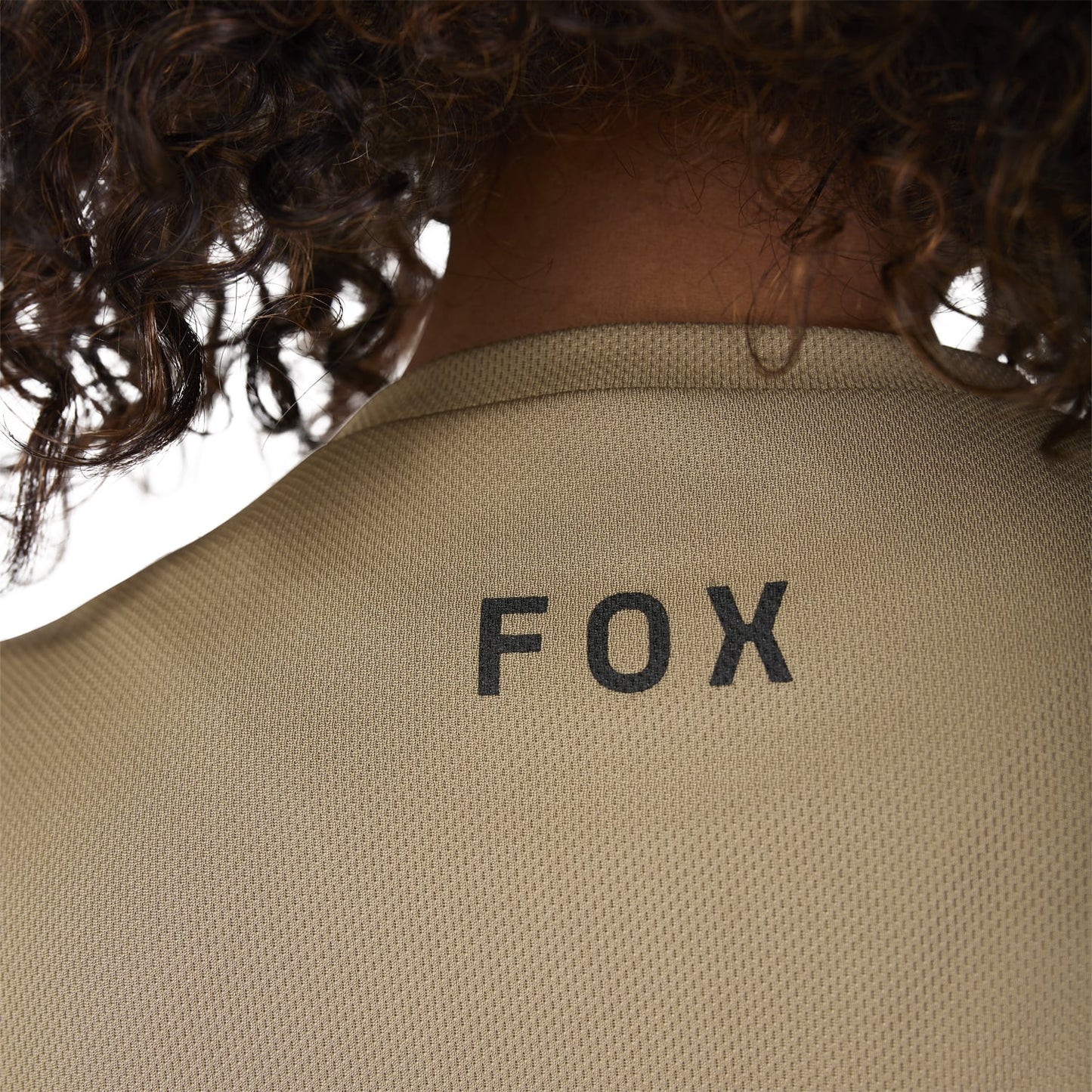 Maillot Mujer FOX RANGER HEAD Manga Corta Beige 2025