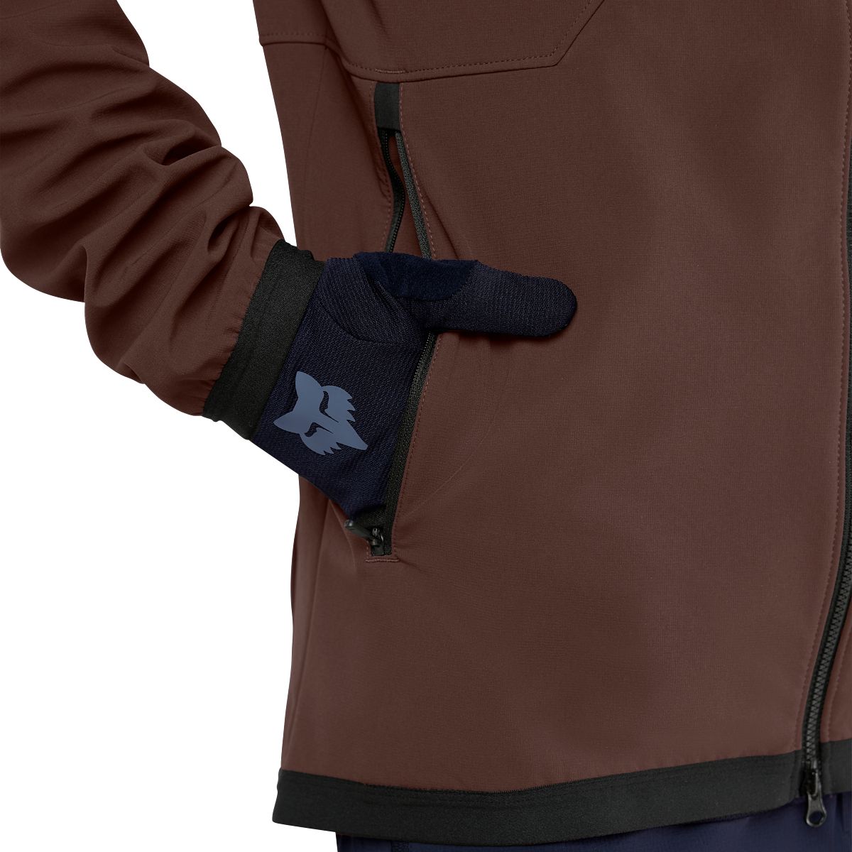 Chaqueta FOX RANGER FIRE HOODIE Marrón