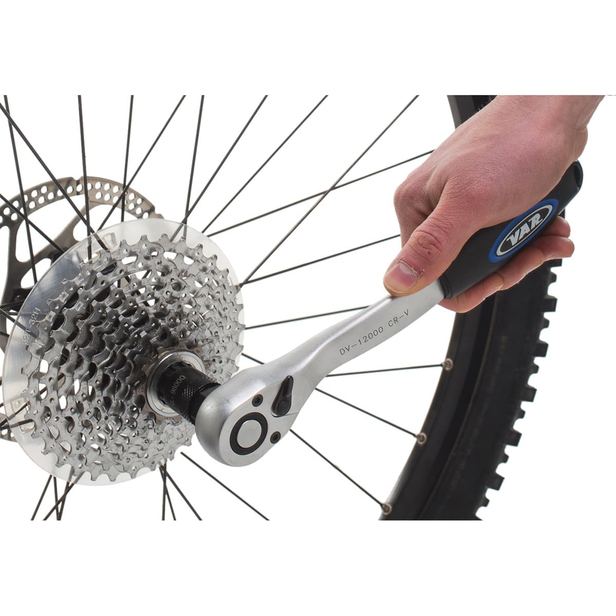 Extractor de cassette con guía VAR para Shimano Hyperglide y Sram