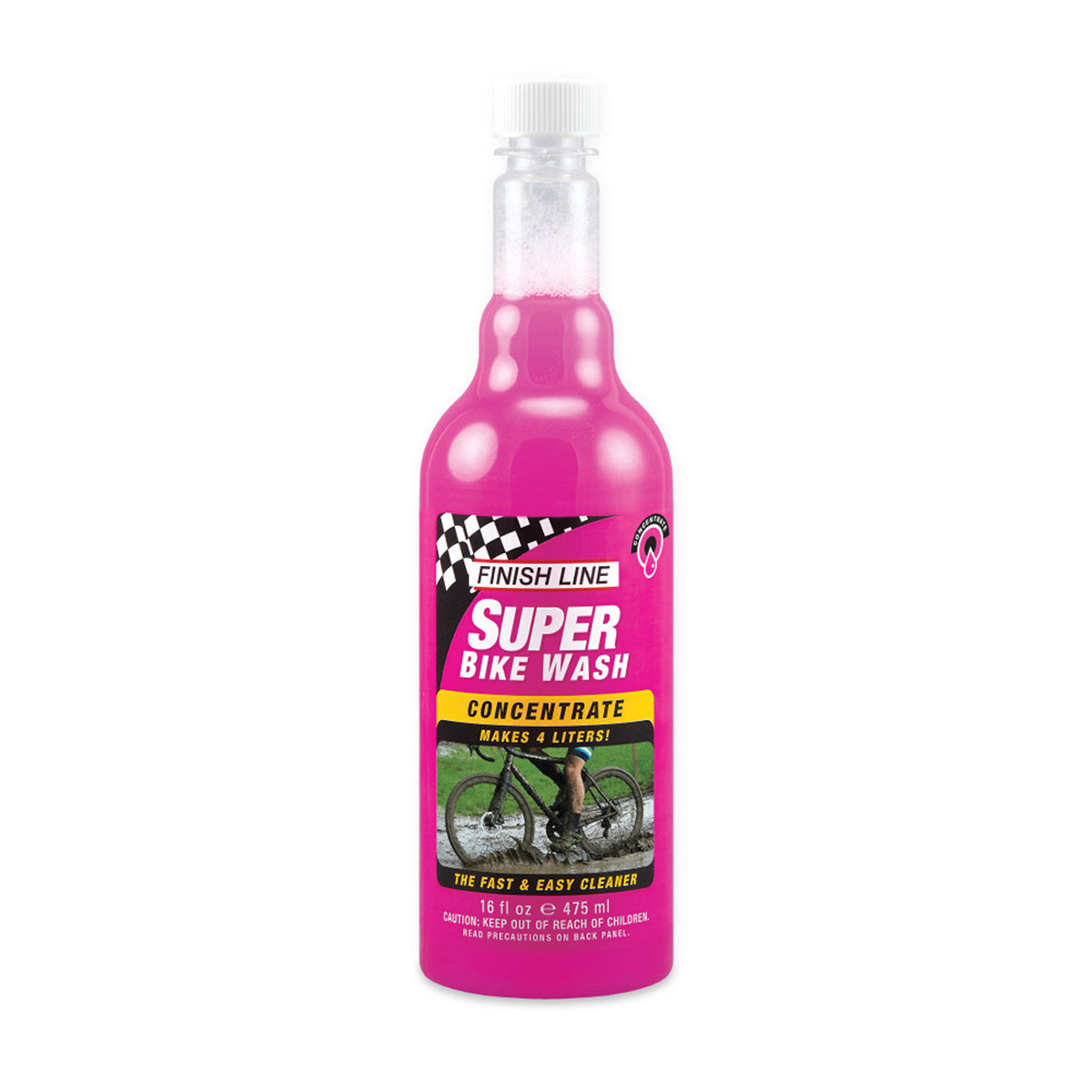 FINISH LINE SUPER BIKE WASH Recambio de limpiador concentrado para bicicletas (472 ml)