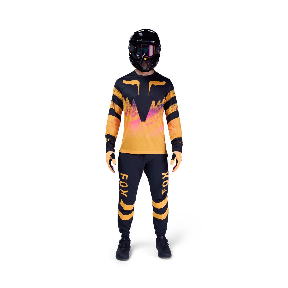 Pantalón FOX RANGER KAIROS Negro/Naranja