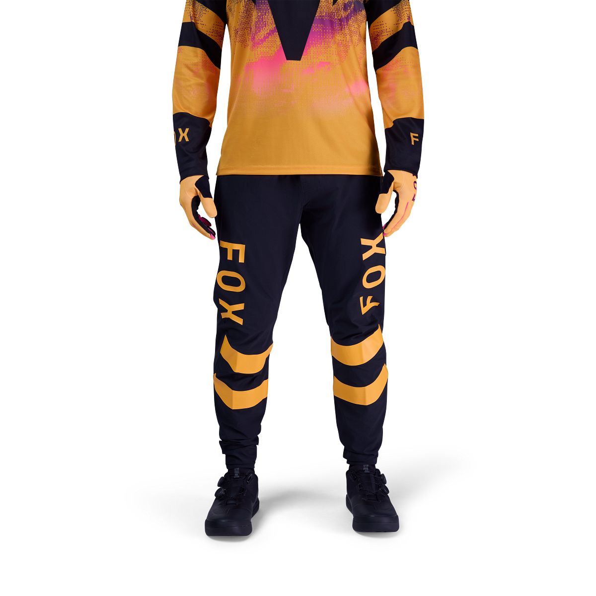 Pantalón FOX RANGER KAIROS Negro/Naranja