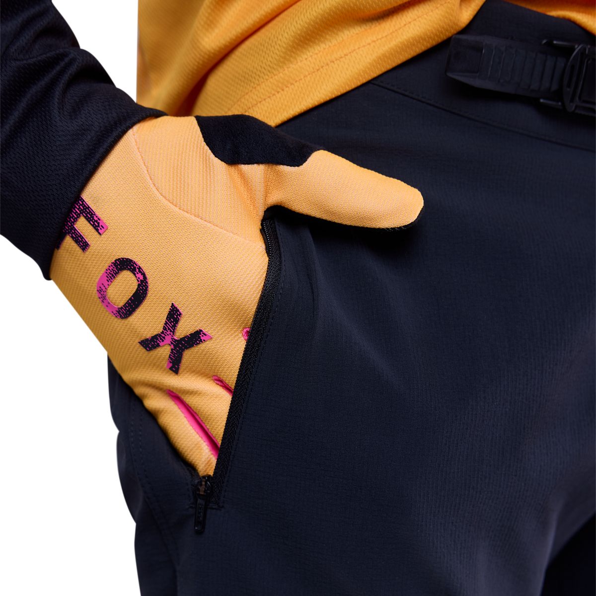 Pantalón FOX RANGER KAIROS Negro/Naranja