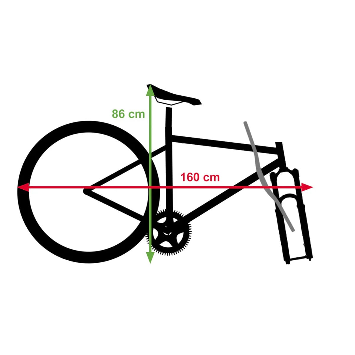 Cubre Bicicleta BUDS MTB TRAVEL 2025 (Especial Avión) Negro