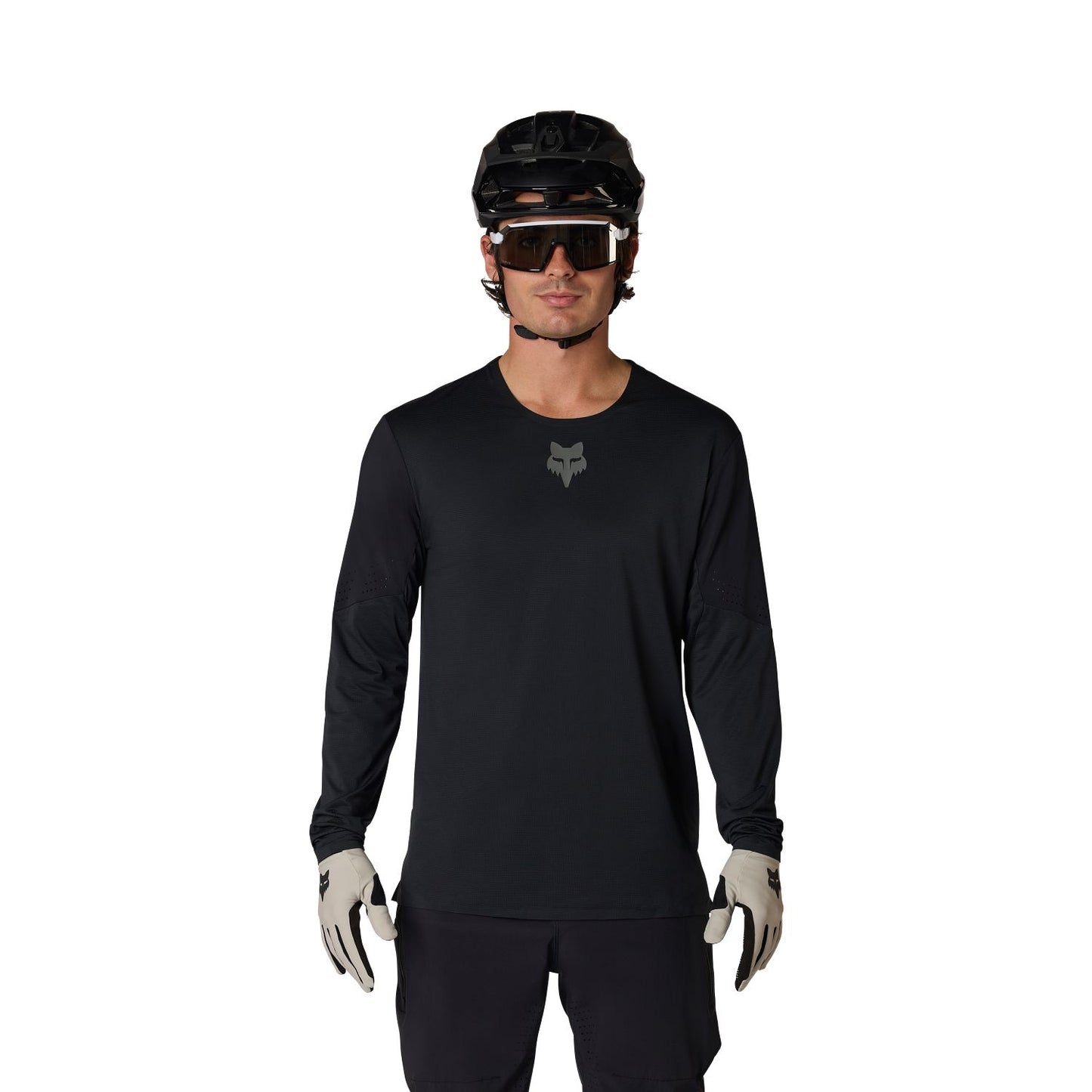 Maillot manga larga FOX FLEXAIR Negro