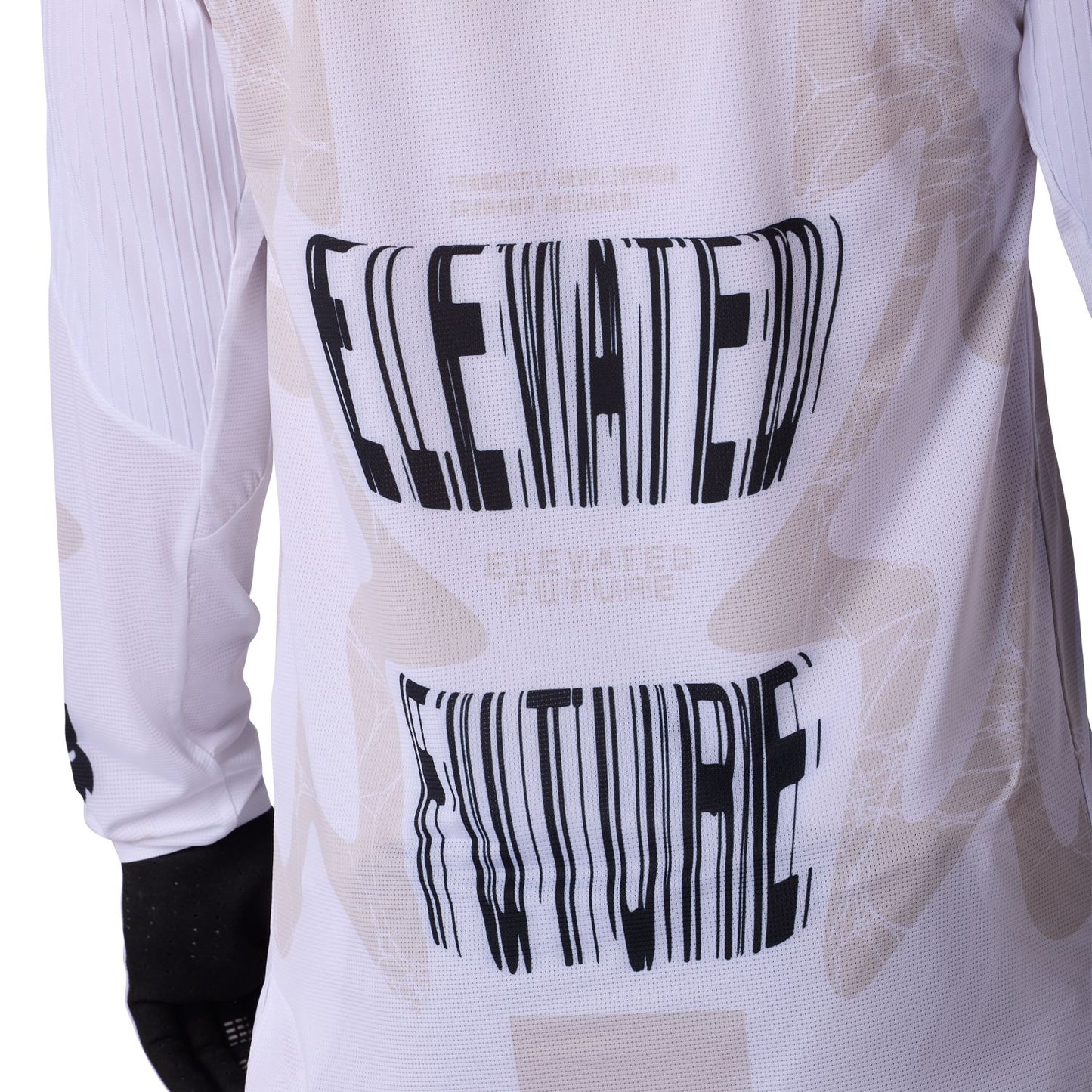 Maillot manga larga FOX FLEXAIR DIFFUSE SE Blanco