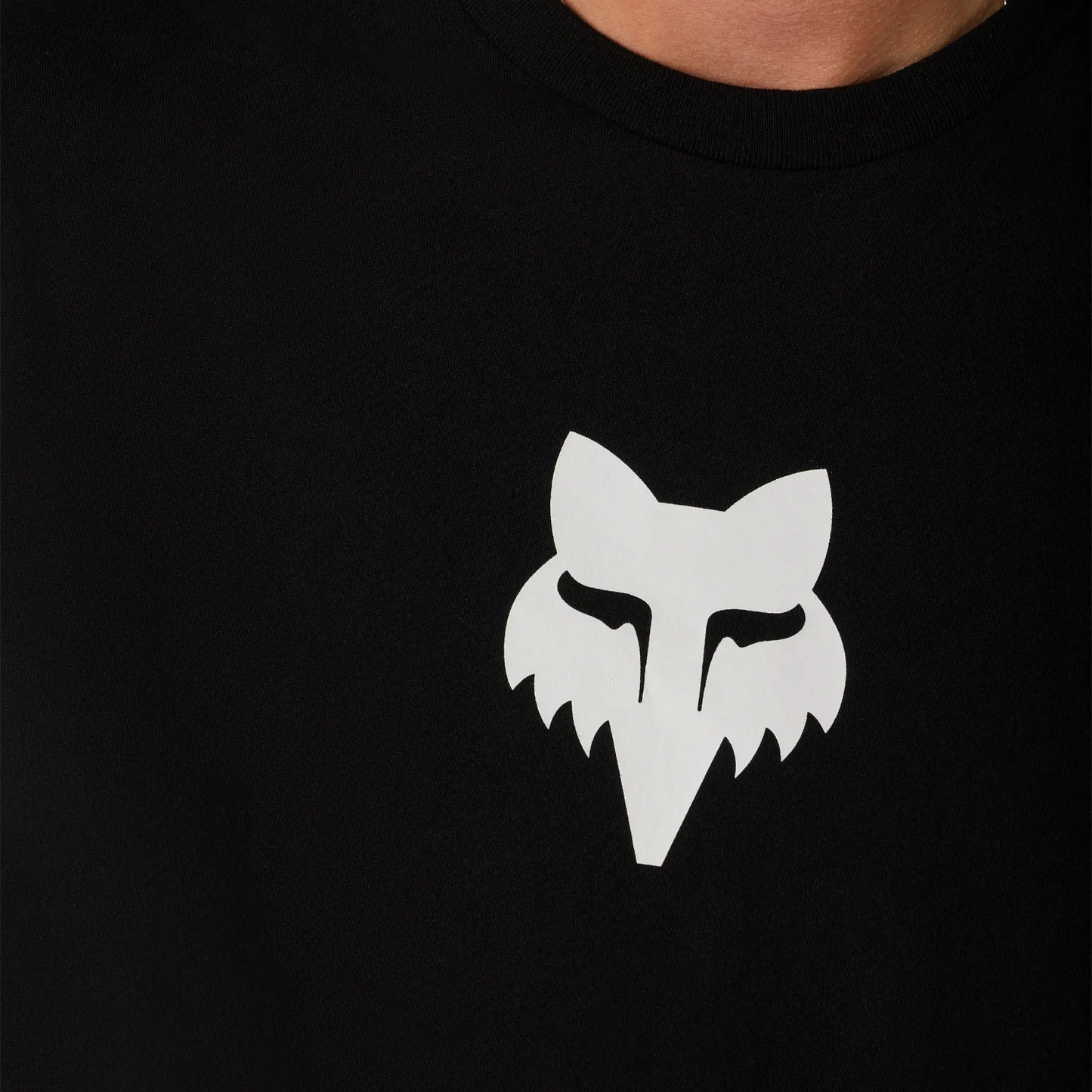 FOX HEAD 195 ORIGINAL Camiseta Manga Corta Negro/Blanco
