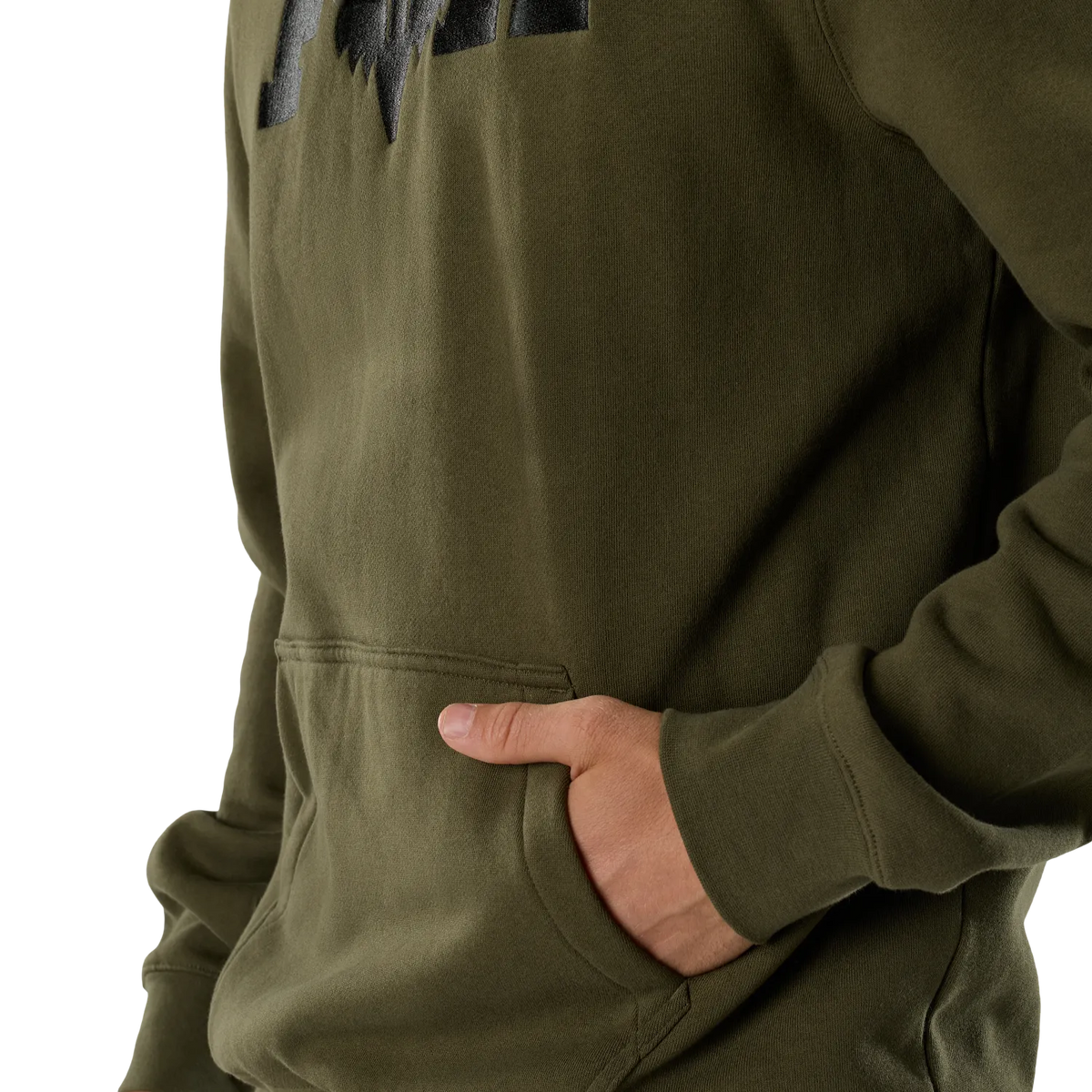 Sudadera con capucha FOX F HEAD X FLEECE verde