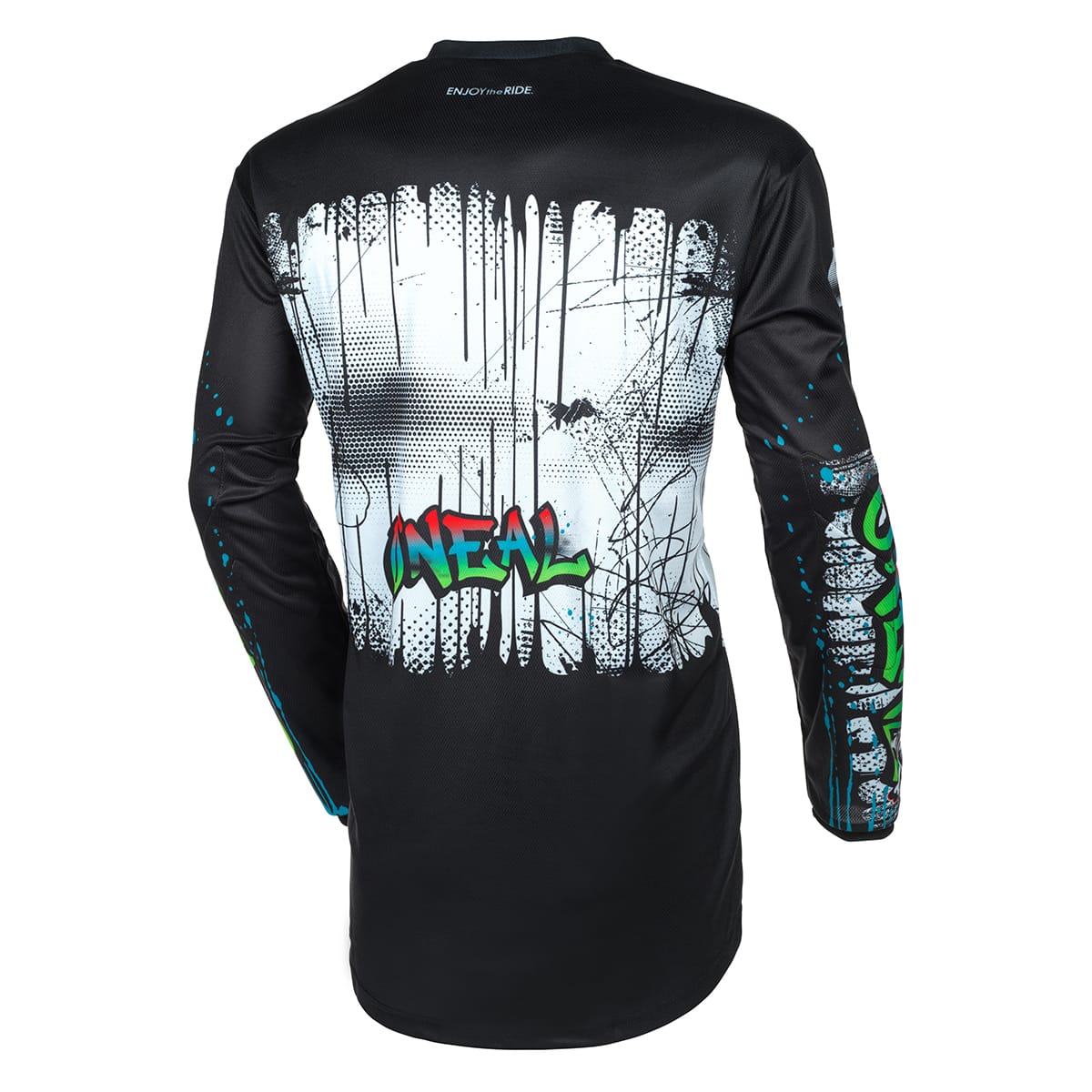 Maillot O'NEAL ELEMENT RANCID Negro/Blanco