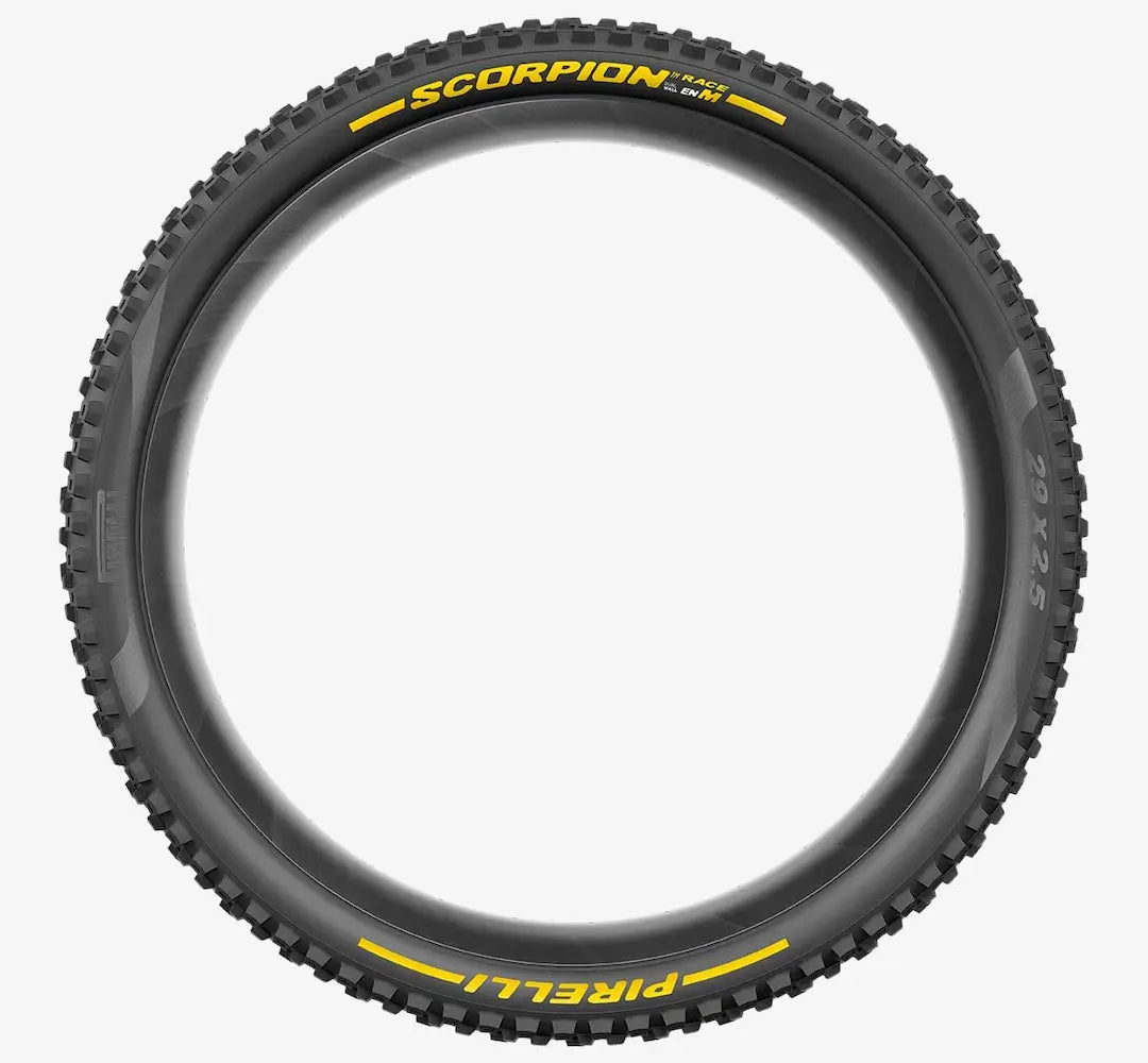 Neumático PIRELLI SCORPION RACE ENDURO M 29x2.5 Tubeless Ready Blando Negro/Amarillo 4191200