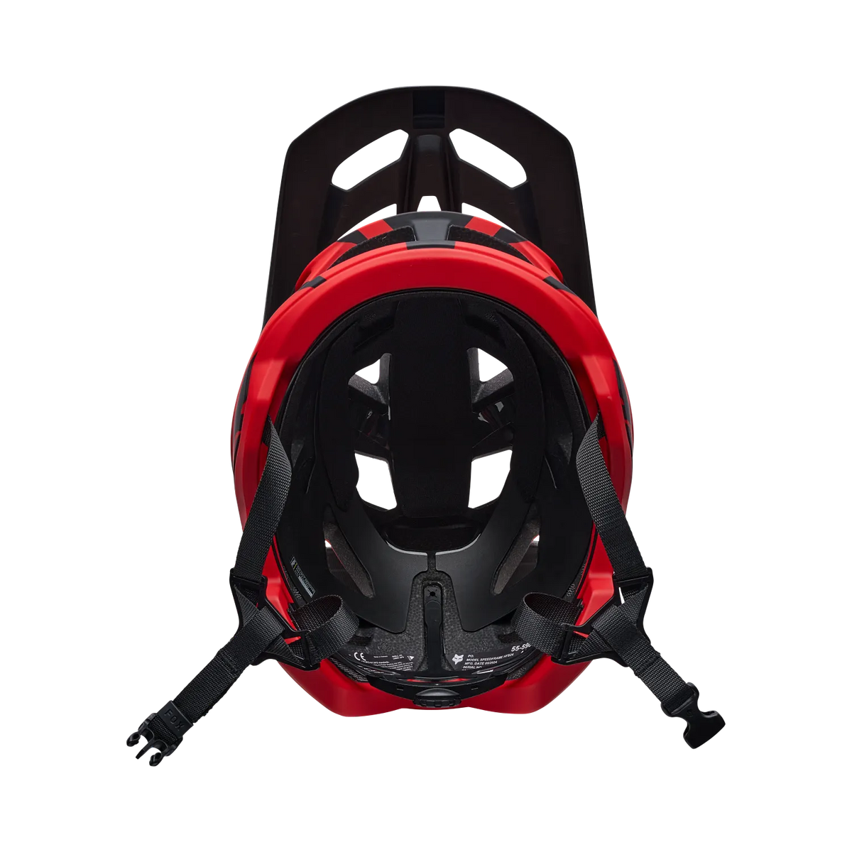 Casco MTB FOX SPEEDFRAME MIPS CHARGE Junior Negro/Rojo