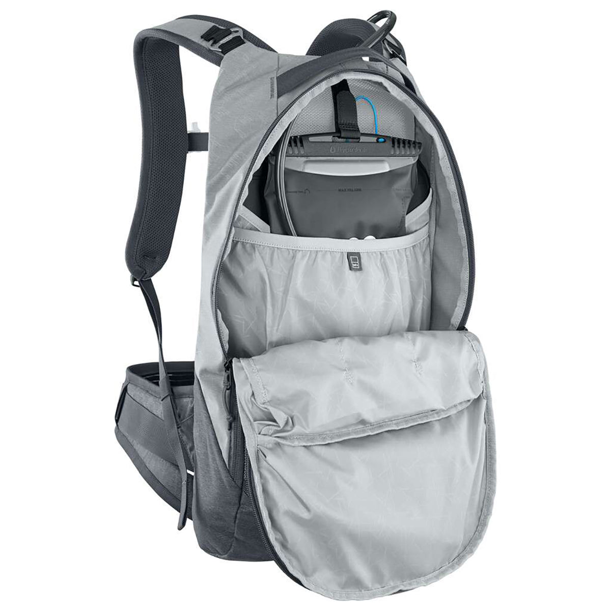 Mochila con Dorsal EVOC TRAIL PRO 10L Gris