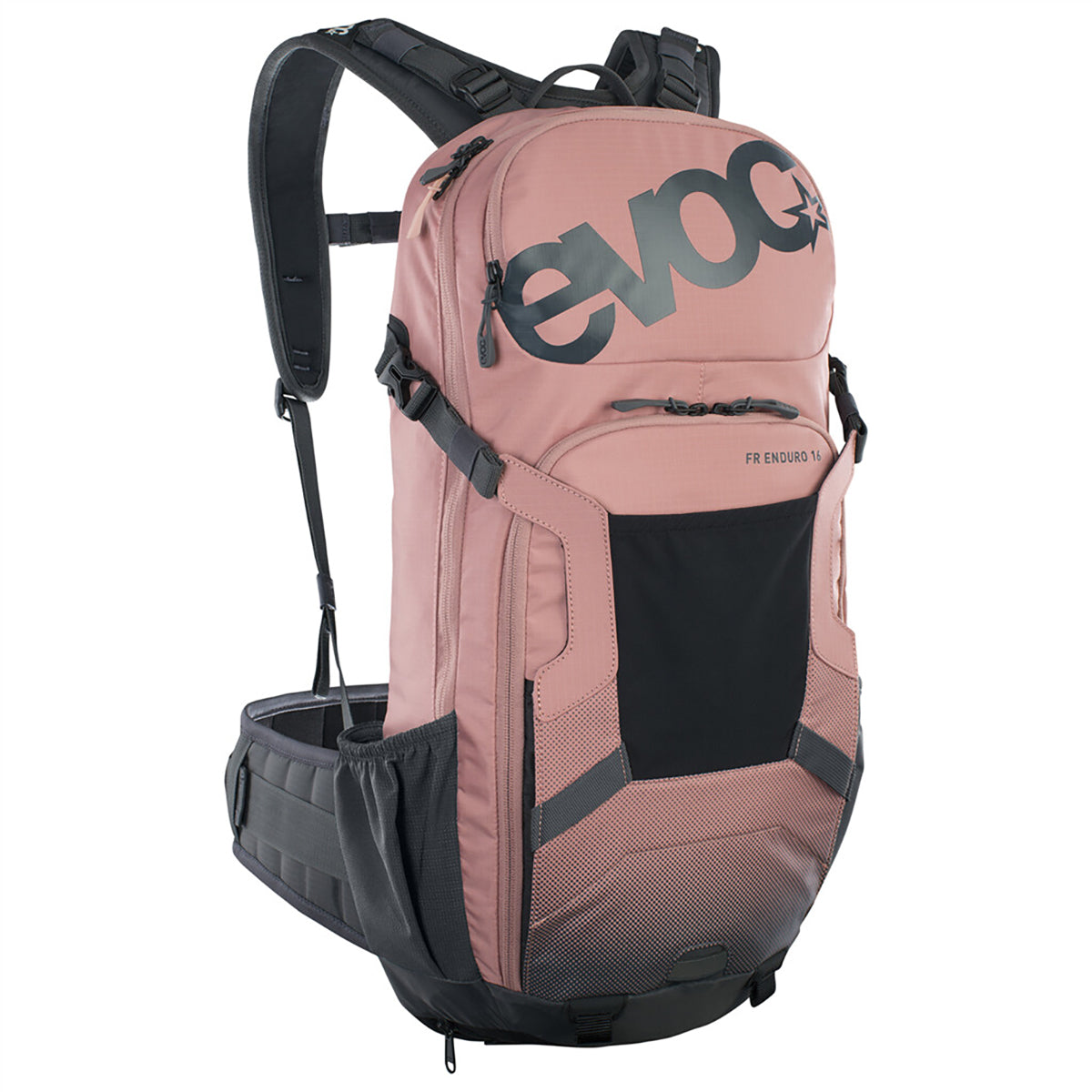 Mochila EVOC PROTECTOR FR ENDURO con Protección Dorsal 16 L Rosa