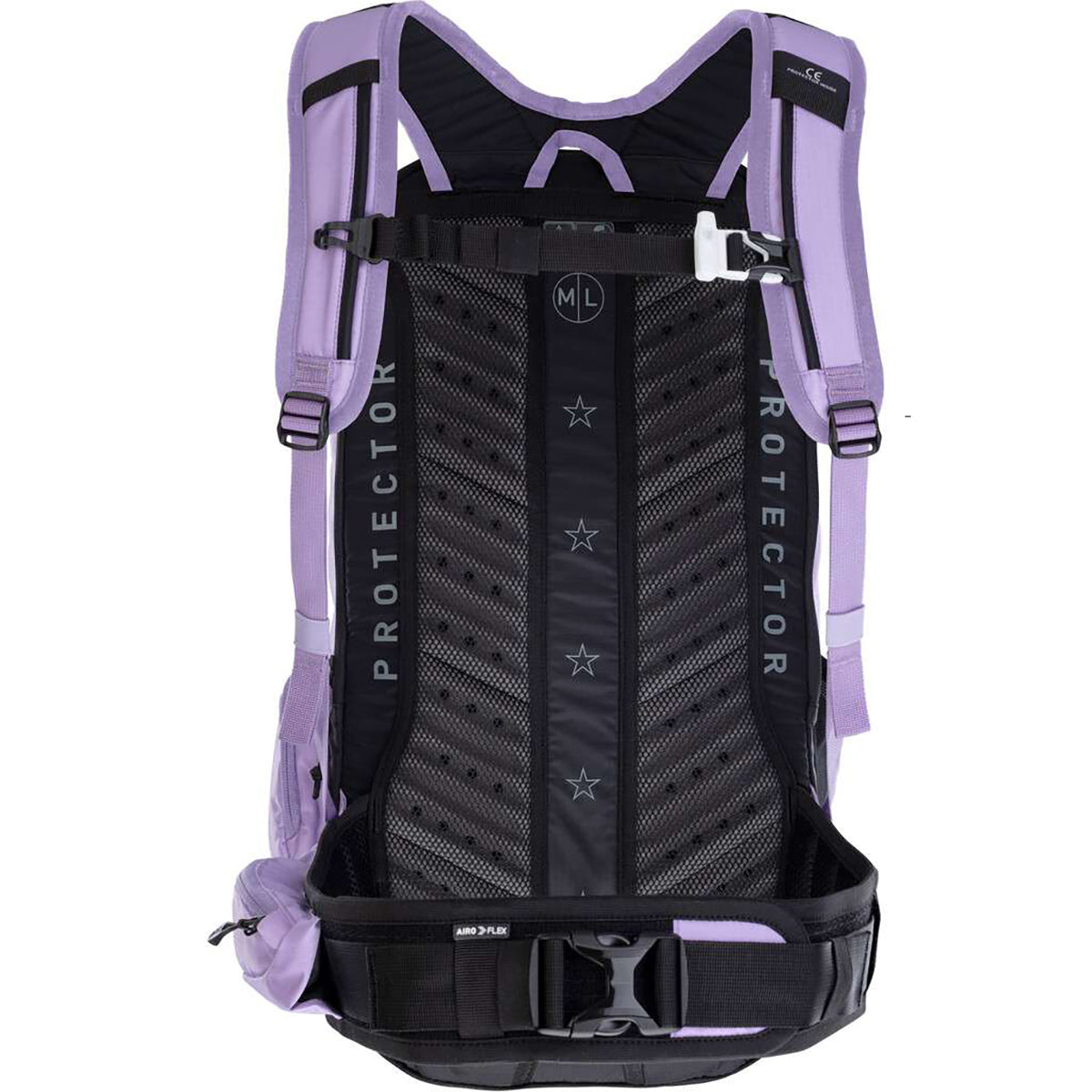 Mochila EVOC TRAIL E-RIDE con protección dorsal 20L Rosa