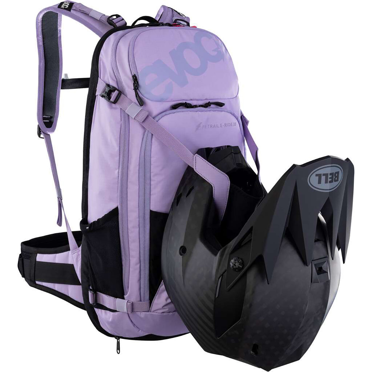 Mochila EVOC TRAIL E-RIDE con protección dorsal 20L Rosa