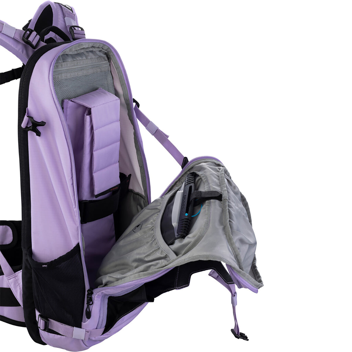 Mochila EVOC TRAIL E-RIDE con protección dorsal 20L Rosa