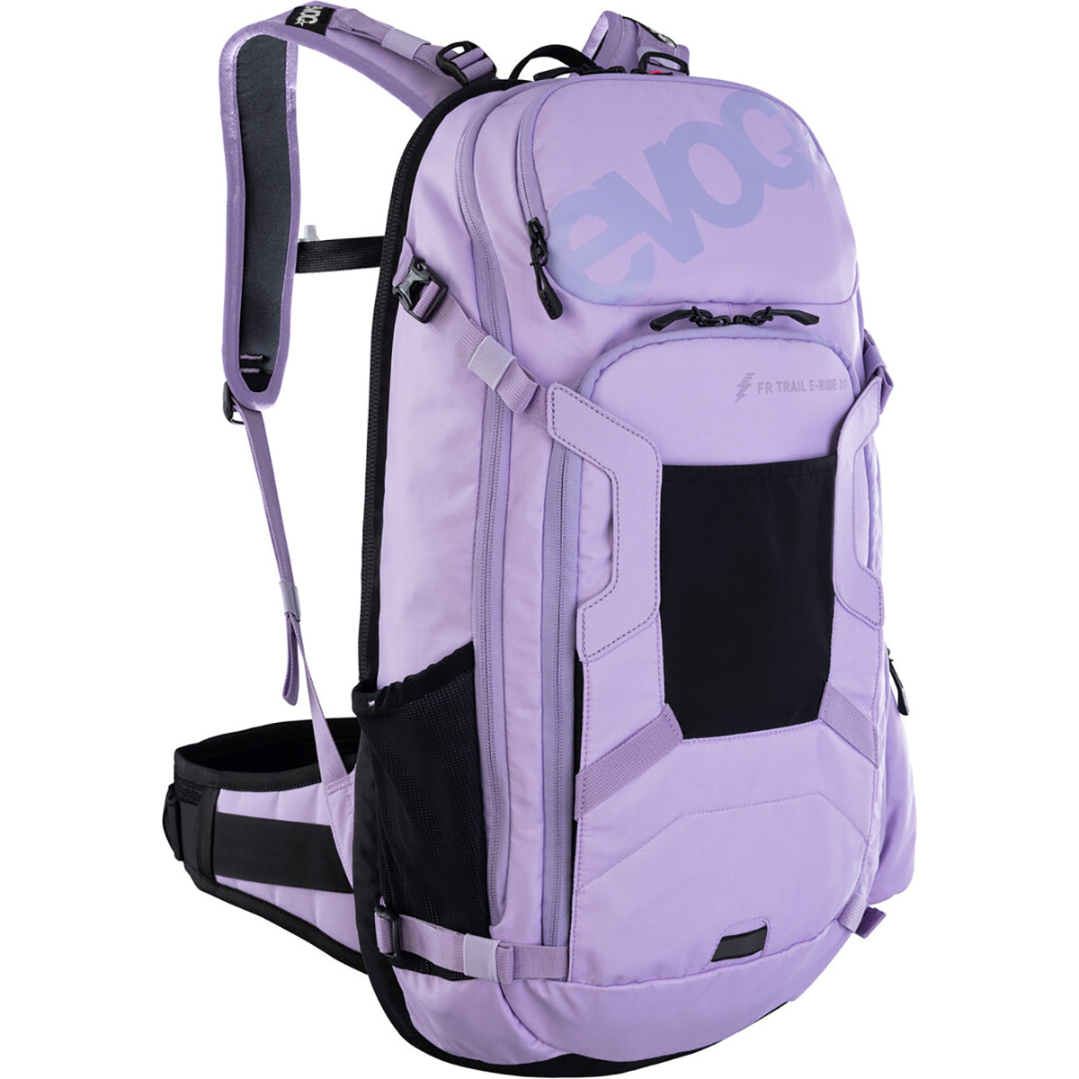 Mochila EVOC TRAIL E-RIDE con protección dorsal 20L Rosa