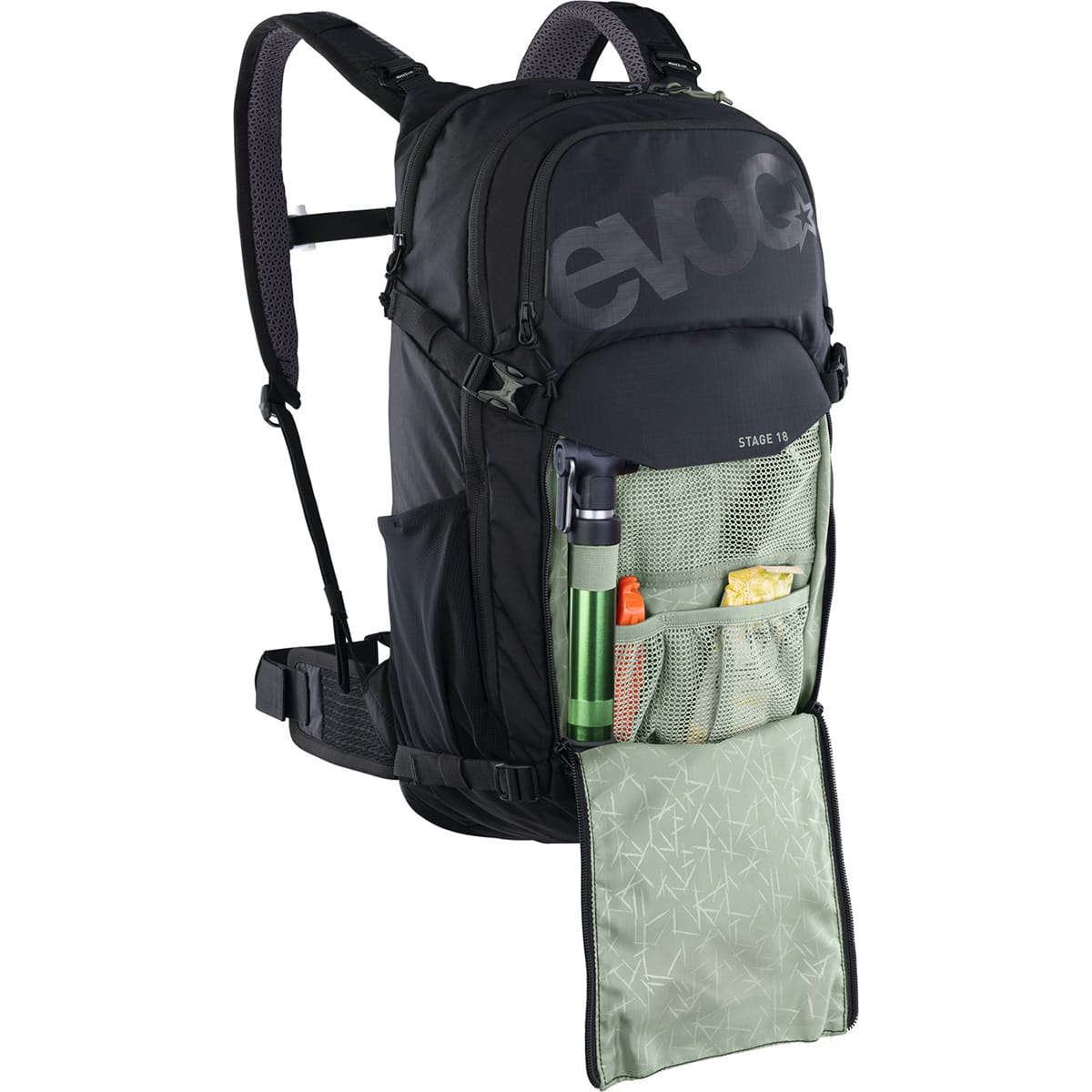 Mochila EVOC STAGE 18 L Negra