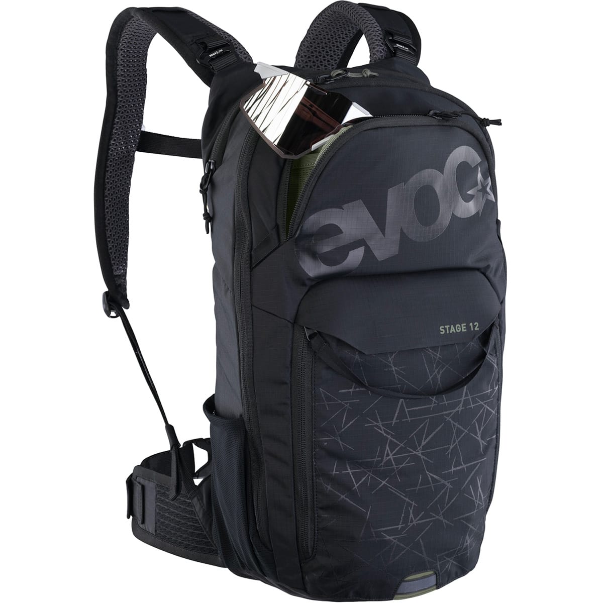 Mochila EVOC STAGE 12 L Negra