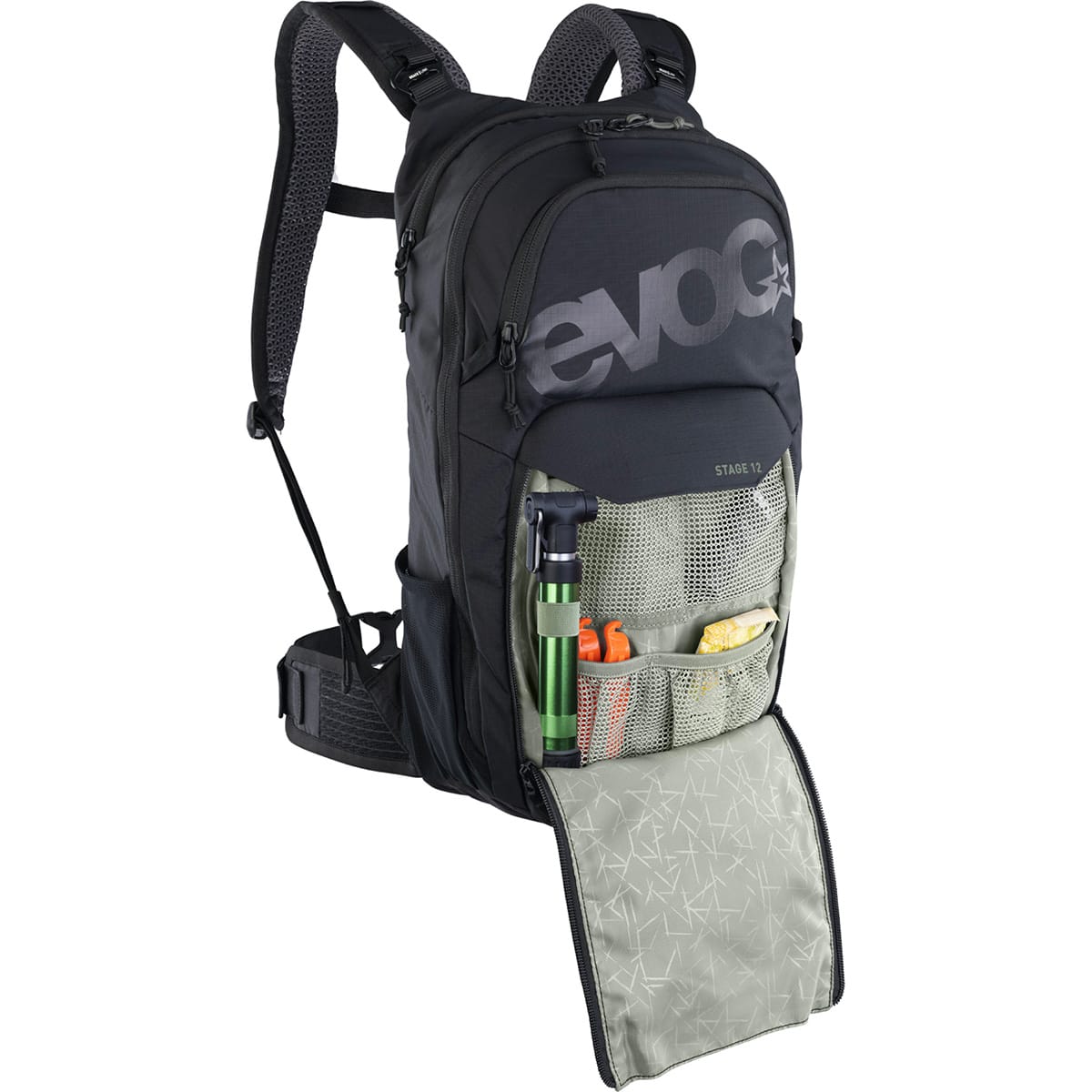 Mochila EVOC STAGE 12 L Negra