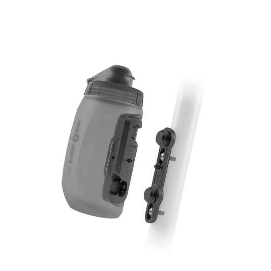 Kit portabidón y portabidón FIDLOCK TWIST BIKE BASE 450 ml Ahumado