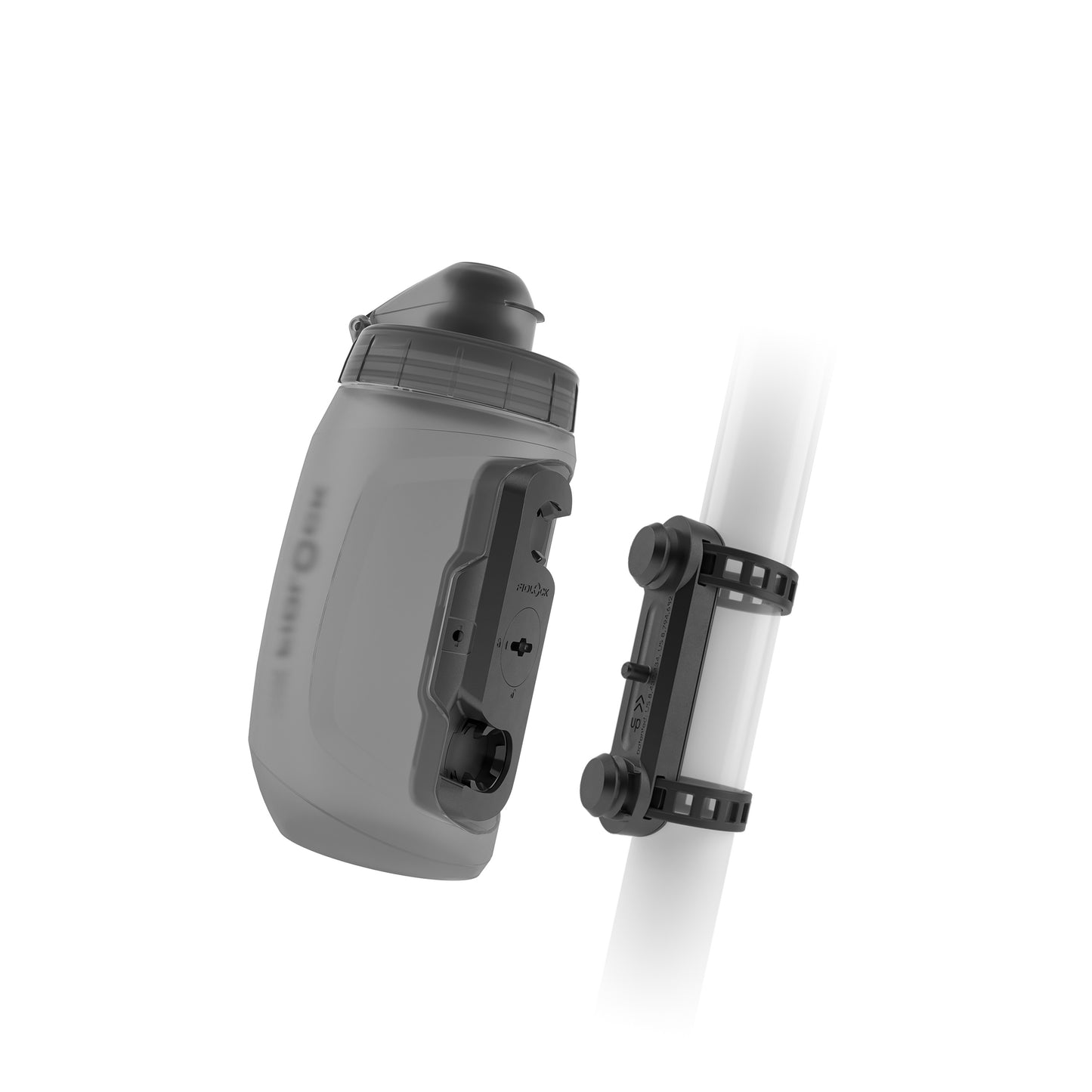 Kit de botella y portabidón FIDLOCK TWIST UNI BASE 450 ml Ahumado