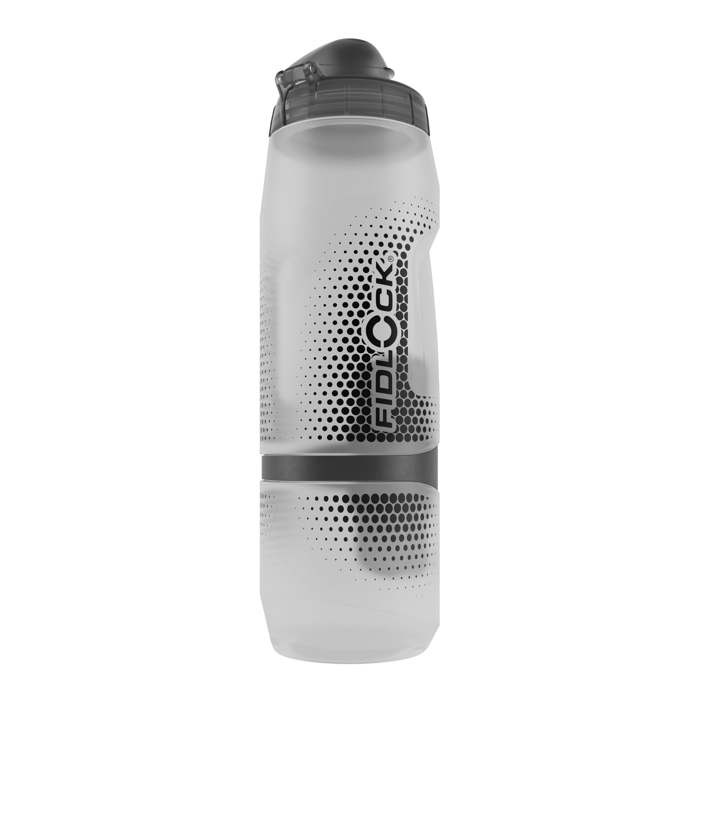 Kit portabidón y portabidón FIDLOCK TWIST BIKE BASE 800 ml Transparente