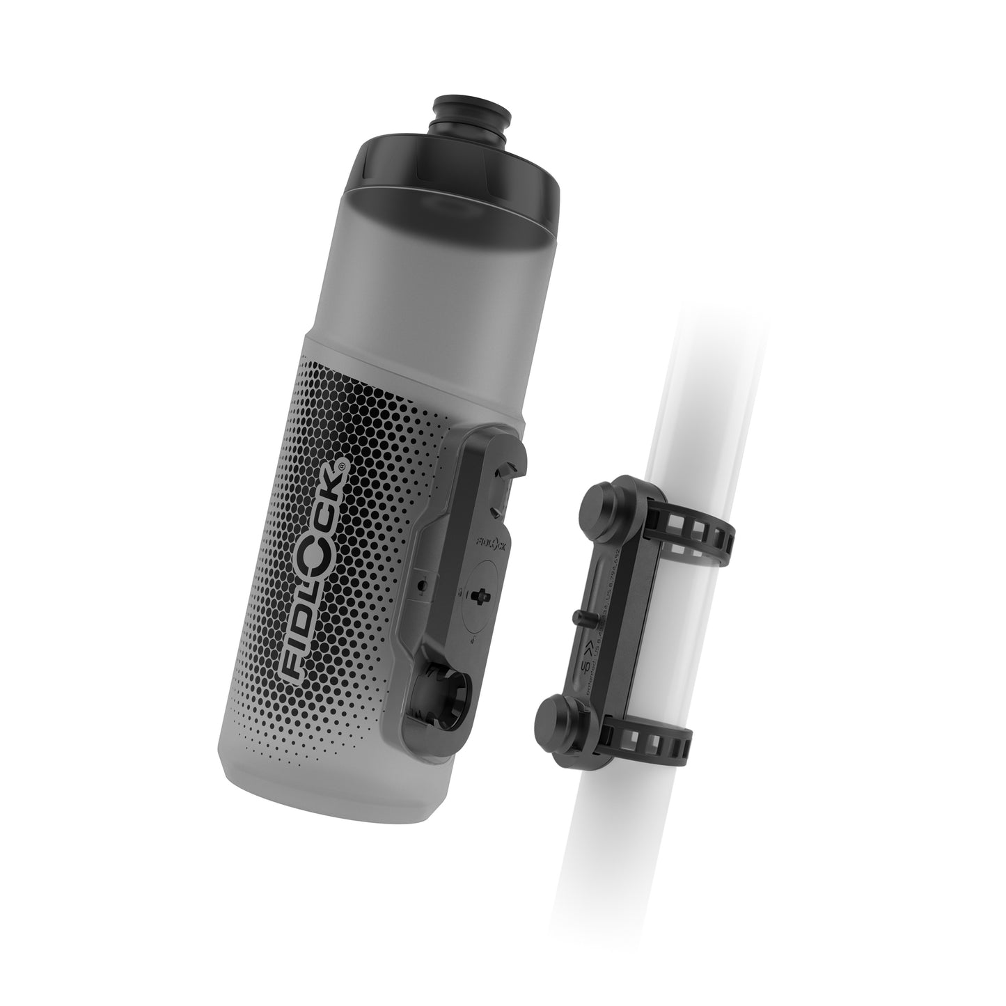 Kit de botella y portabidón FIDLOCK TWIST UNI BASE 600 ml Ahumado