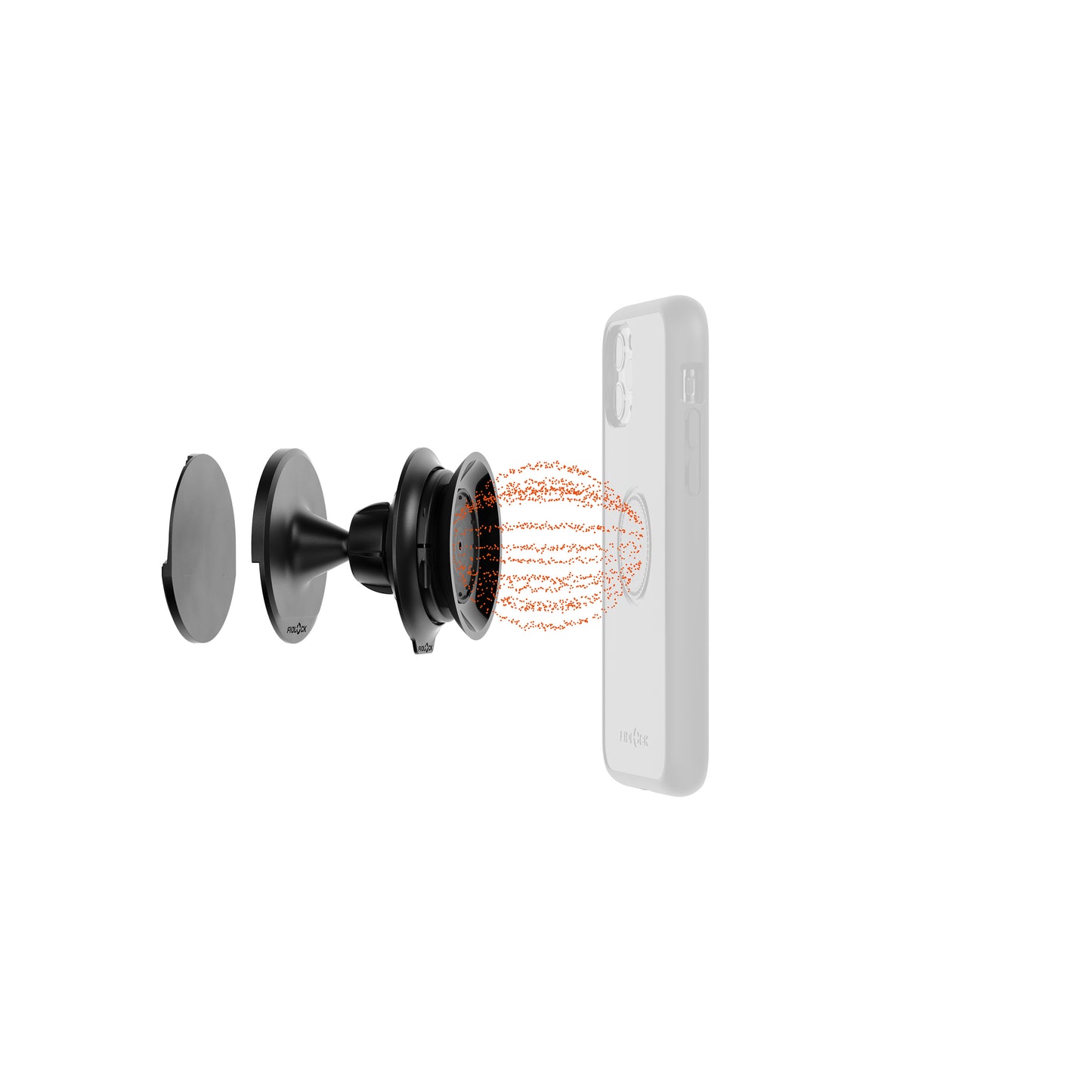Soporte de pared FIDLOCK VACUUM Negro
