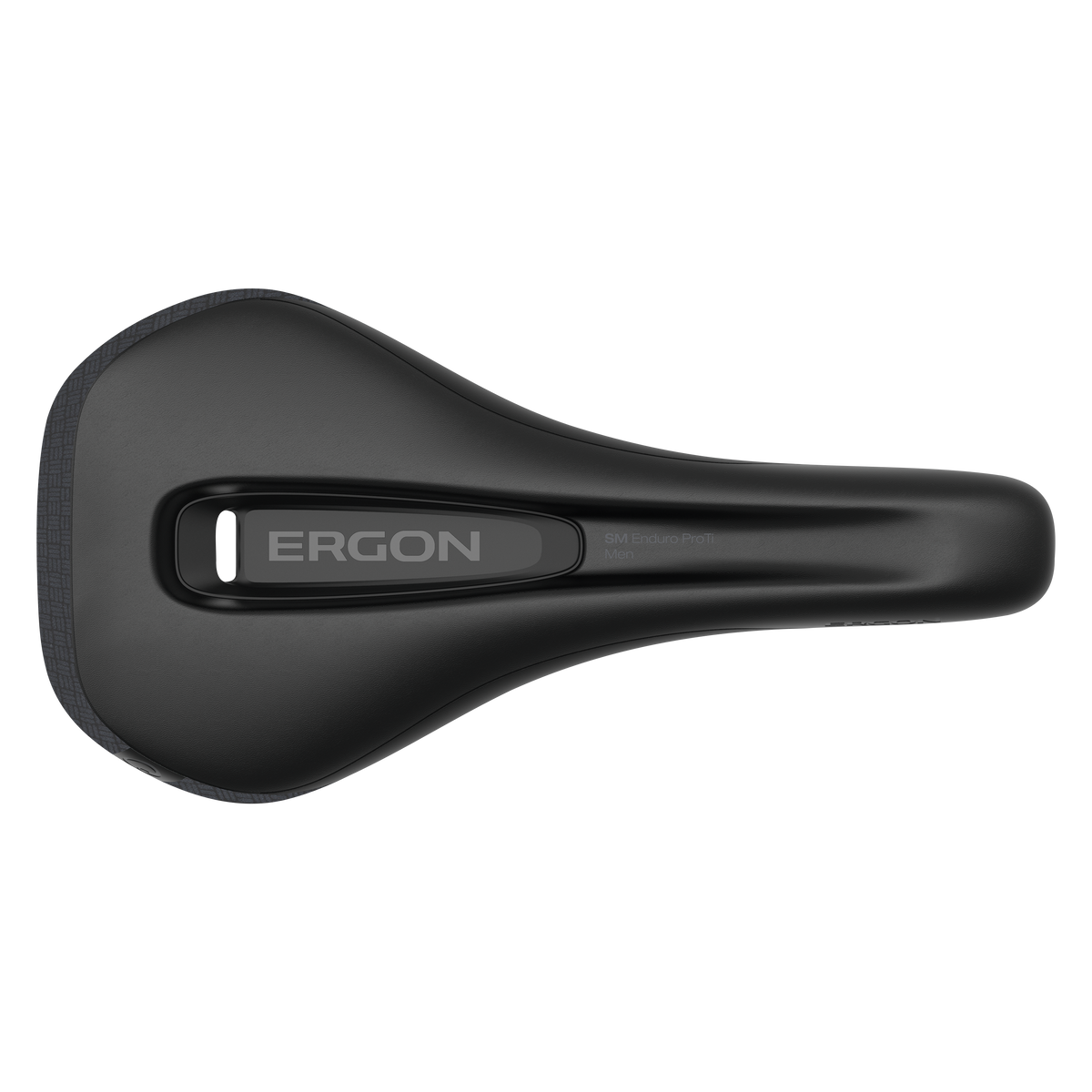Sillín ERGON SM Enduro Pro S/M con raíles de titanio - detalle