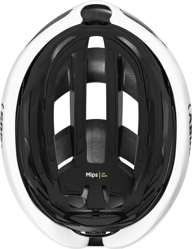 Casco de carretera ABUS AIRBREAKER 2.0 MIPS Blanco Brillante