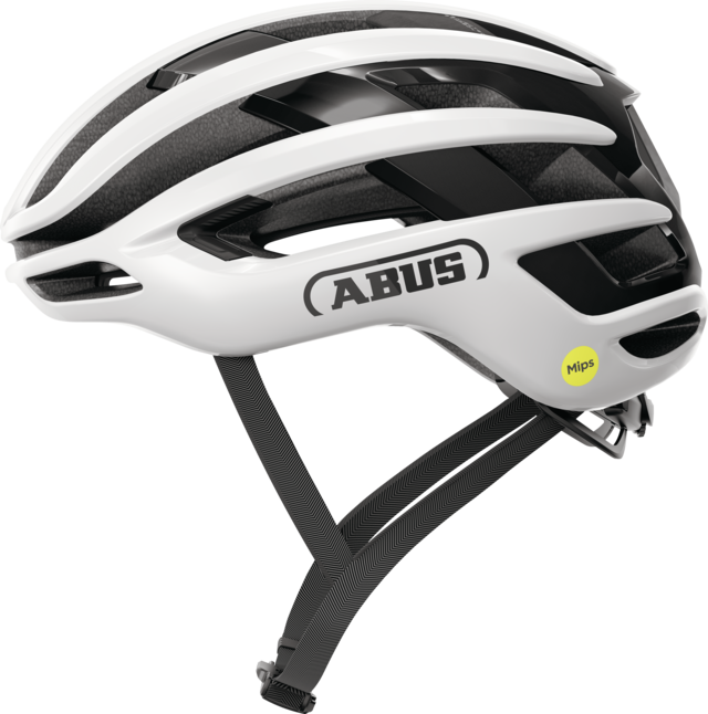 Casco de carretera ABUS AIRBREAKER 2.0 MIPS Blanco Brillante