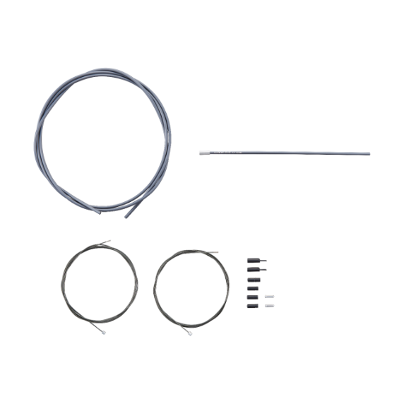 SHIMANO OT-SP41 Kit de cable y funda de cambio Optislick Gris