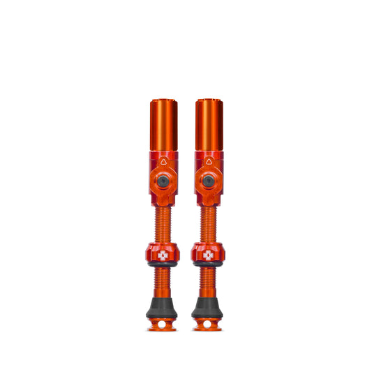 Válvulas sin cámara MUC-OFF Big Bore Hybrid (Schrader) Large Naranja