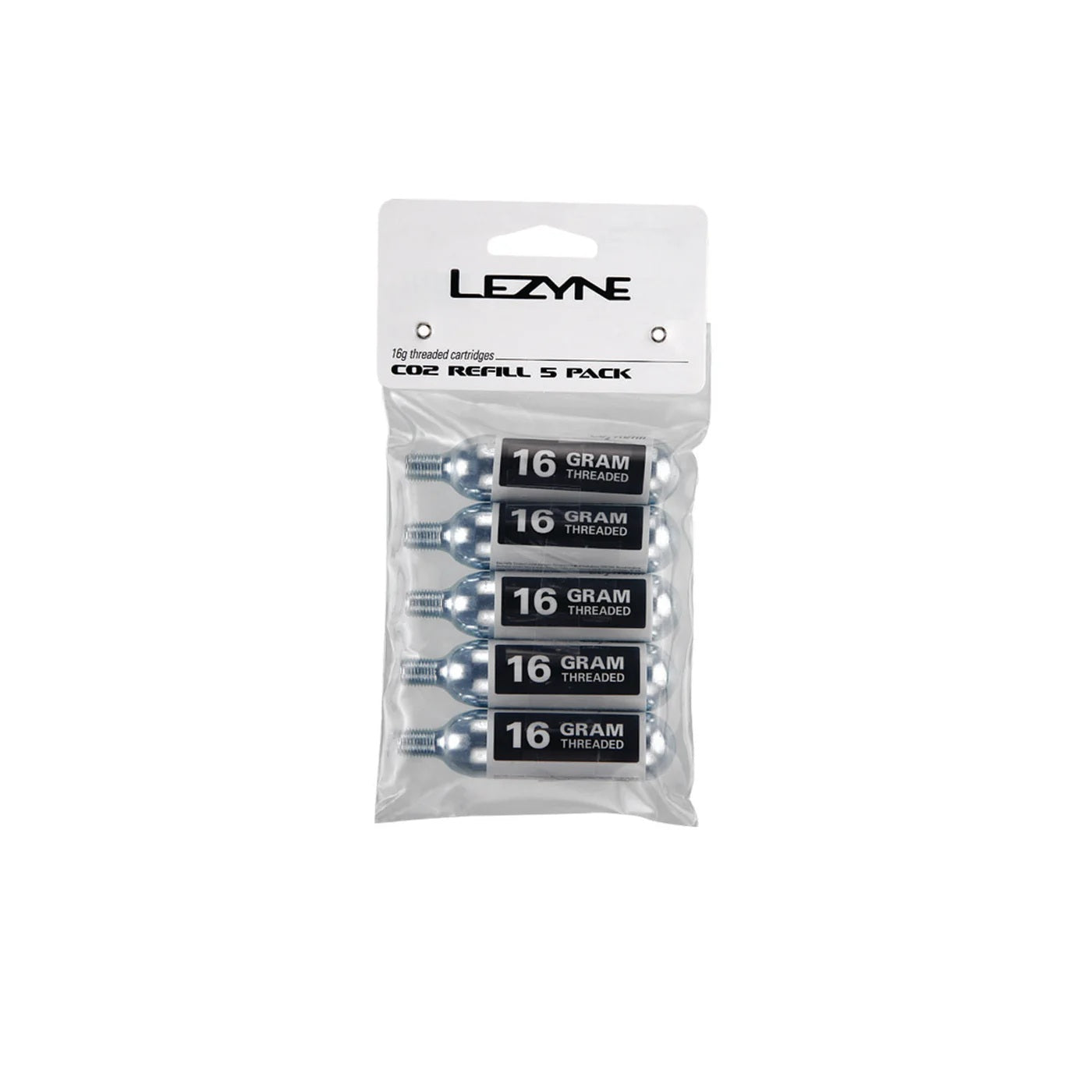 Cartucho de CO2 LEZYNE, roscado (x5)