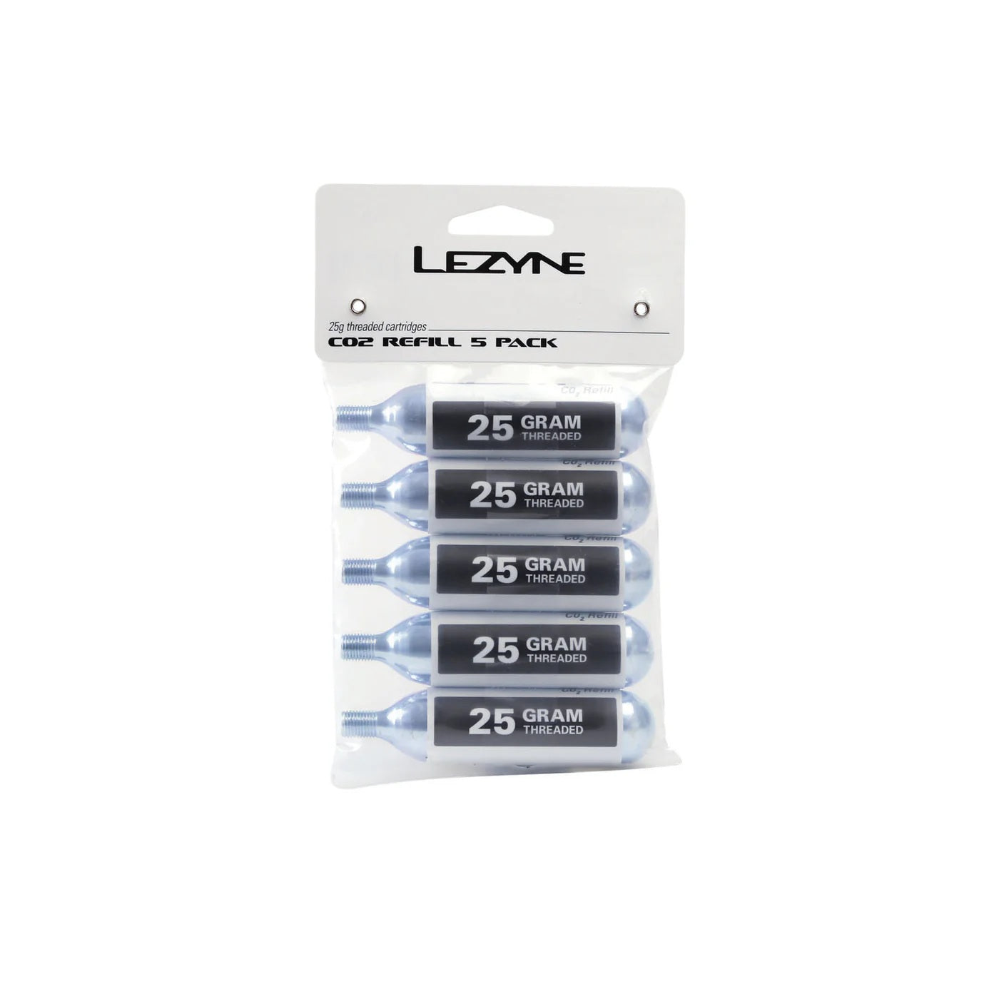 Cartucho de CO2 LEZYNE, roscado (x5)