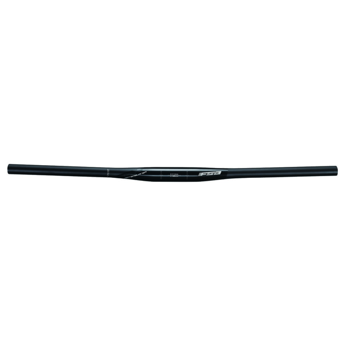 Cintre FSA AFTERBURNER Aluminium Plat 31,8/740mm Noir