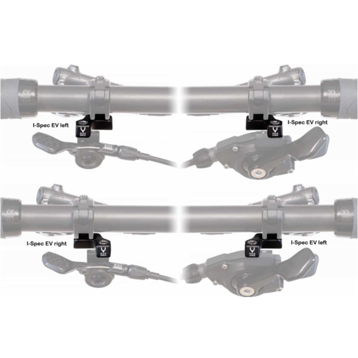 BIKE YOKE Triggy Shimano i-Spec EV Adaptador Montaje Mando Izquierdo # BY-SPECEVL
