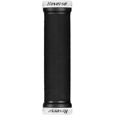 Puños Reverse Components CLASSIC Lock-On Negro/Blanco
