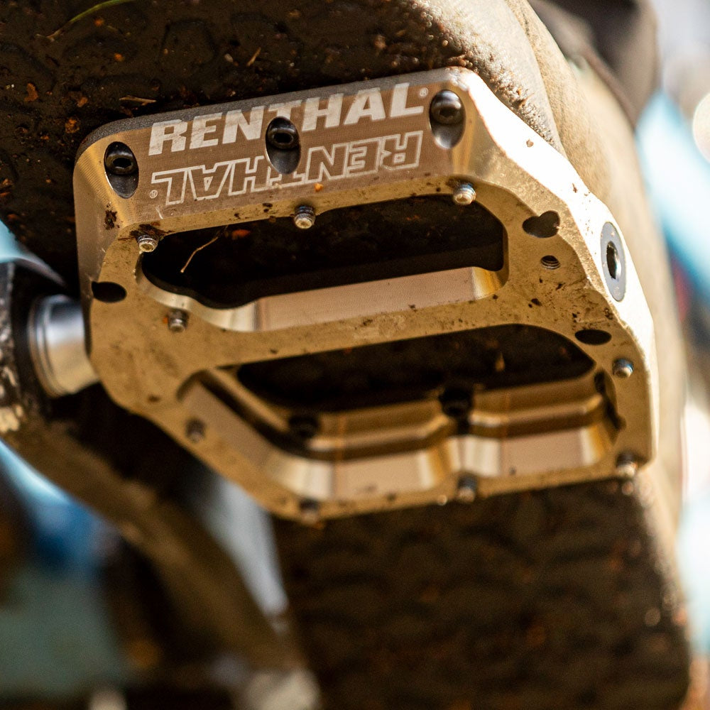 Pedales planos RENTHAL REVO-F Gold
