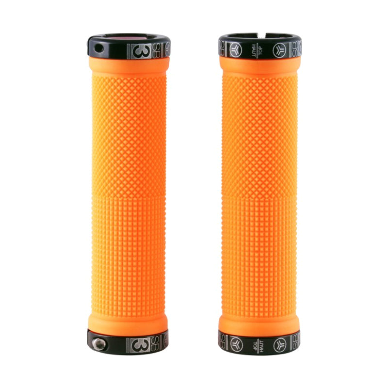 Grips SB3 KHEOPS Lock-On 129 mm Naranja Flúor