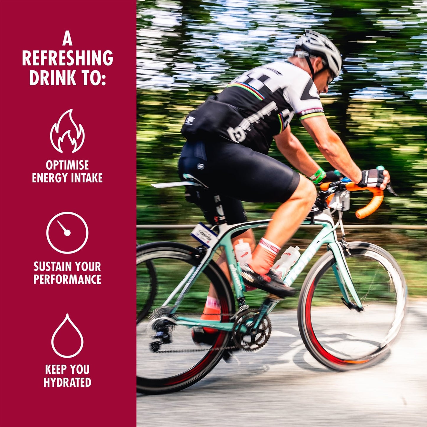 BEBIDA ENERGÉTICA High5 (1kg) Frutos Rojos