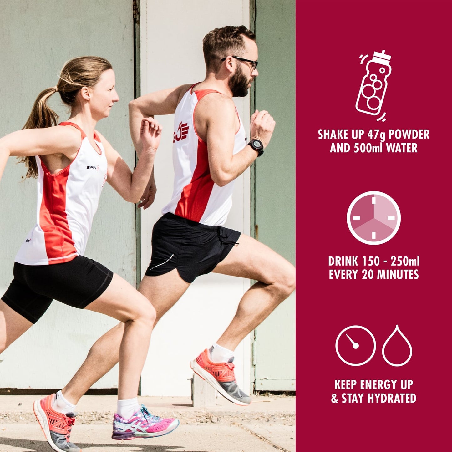 Bebida Energética High5 ENERGY DRINK PROTEIN (1.6kg) Frutos Rojos