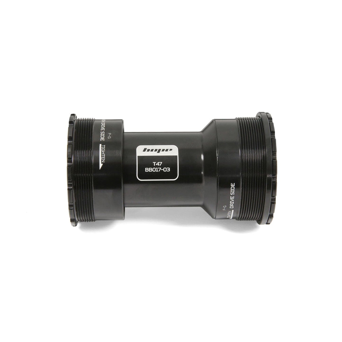 Platos y bielas HOPE T47 86/92 mm Eje 30 mm #BBT478630SSN Negro