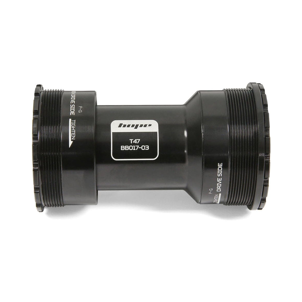 Caja de Pedalier HOPE T47 86/92 mm Eje 30 mm #BBT478630SSN Negro