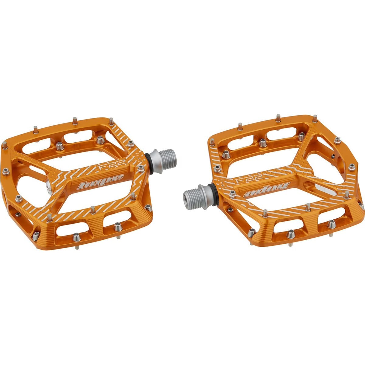 Pedales planos HOPE F22 Naranja