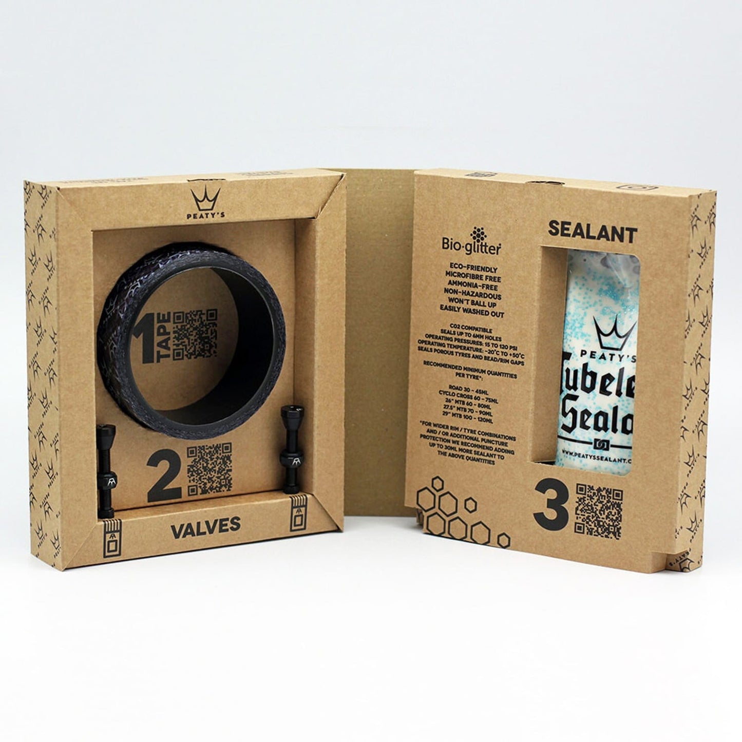 Kit de conversión Tubeless PEATY'S Carretera / Ciclocross