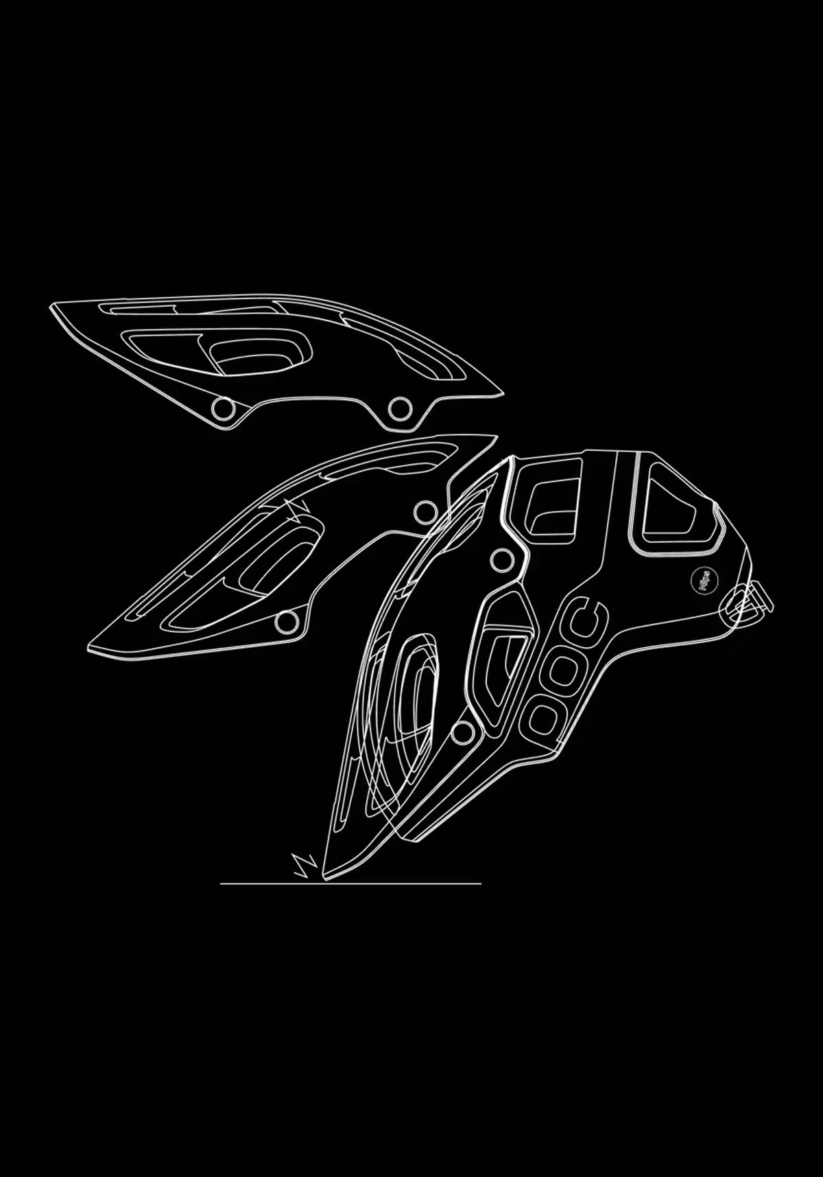 Casco MTB POC CULARIS PURE Blanco/Negro Mate