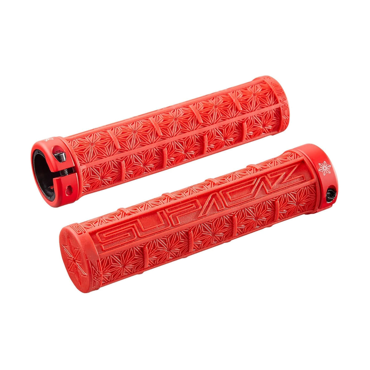 Puños SUPACAZ GRIZIPS Lock-On Rojo