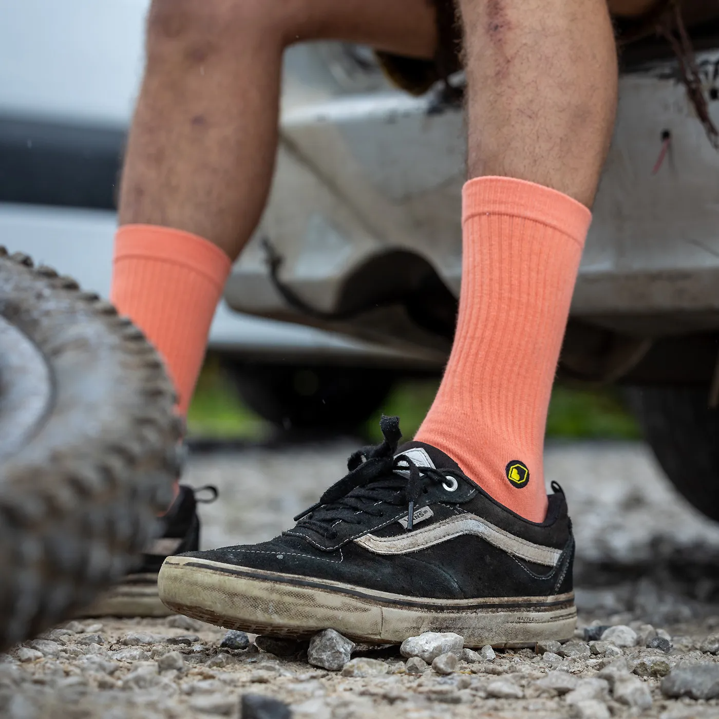 BURGTEC EVERYDAY CREW Calcetines Naranja
